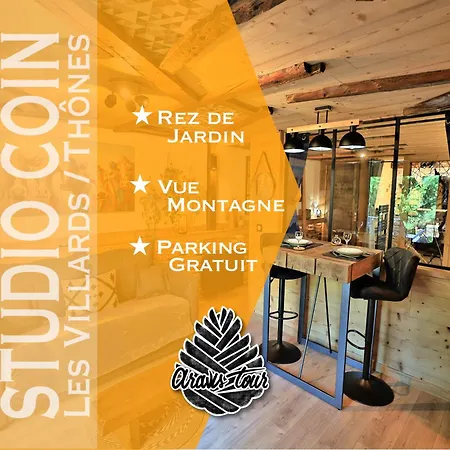 Du Coin - Vue Montagne, Au Calme, Terrasse - Aravistour *
